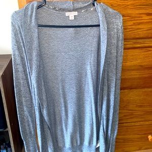 Gray cardigan